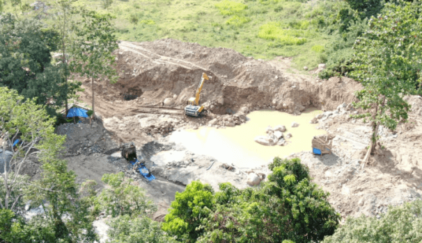 Kondisi tambang emas ilegal di Luwu, Sulawesi Selatan (Ishak)